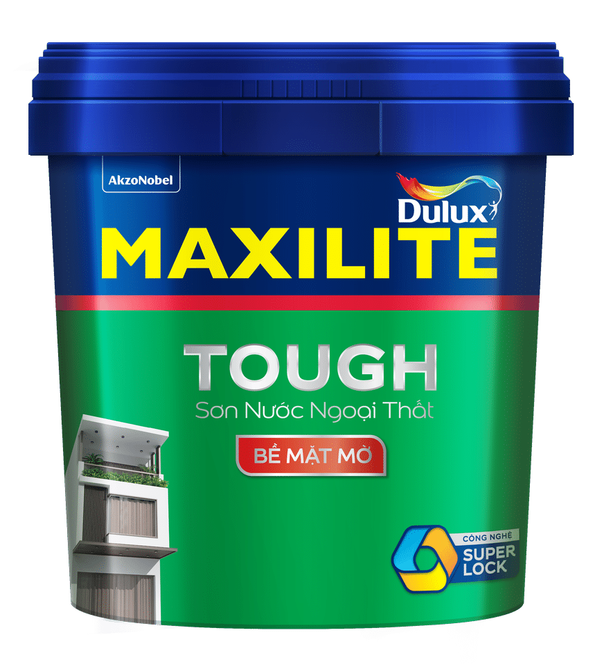 Sơn nước ngoại thất Maxilite Tough bề mặt mờ 5L-4191