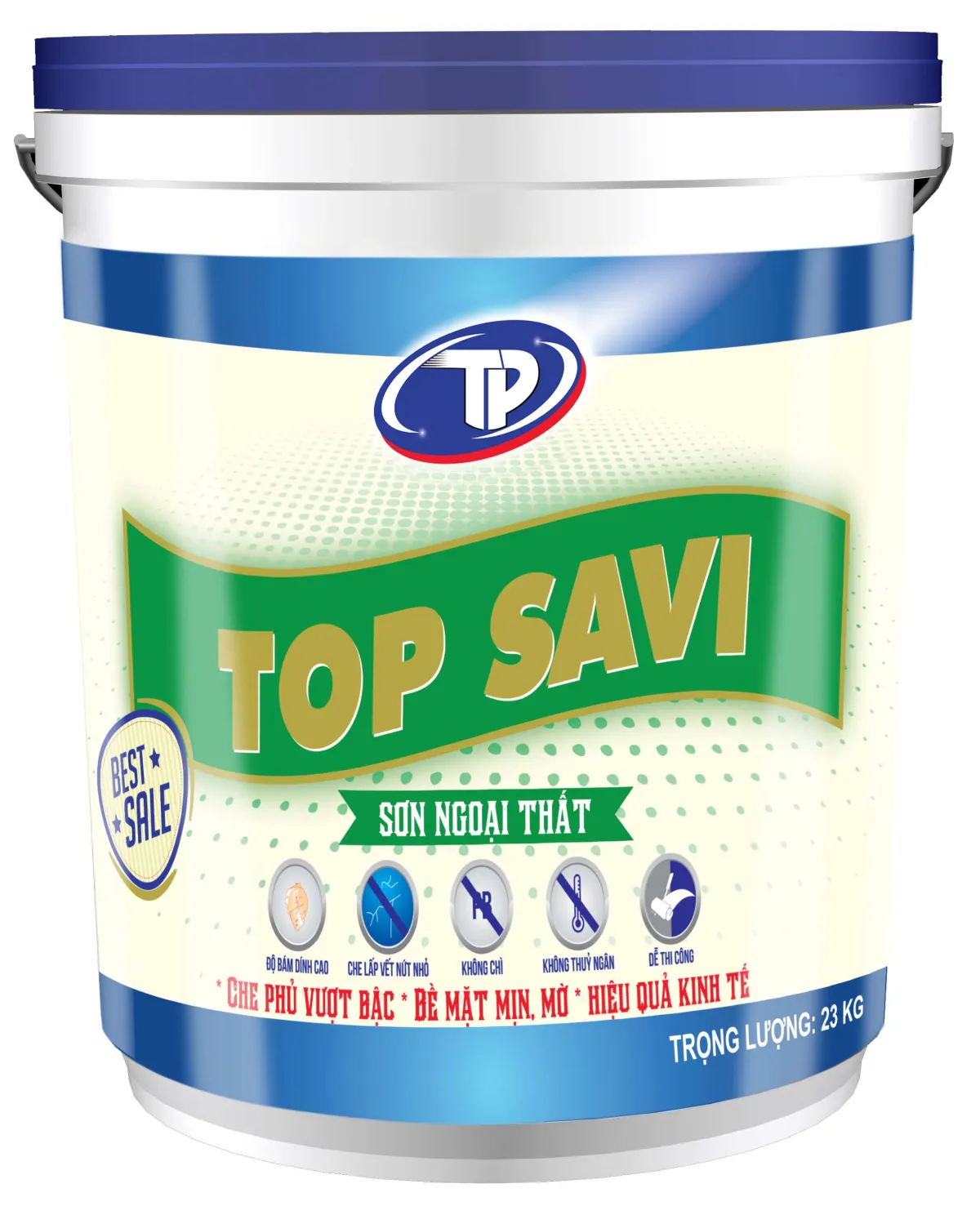 Sơn nước Toppaint SAVI ngoại thất 17lit-3180