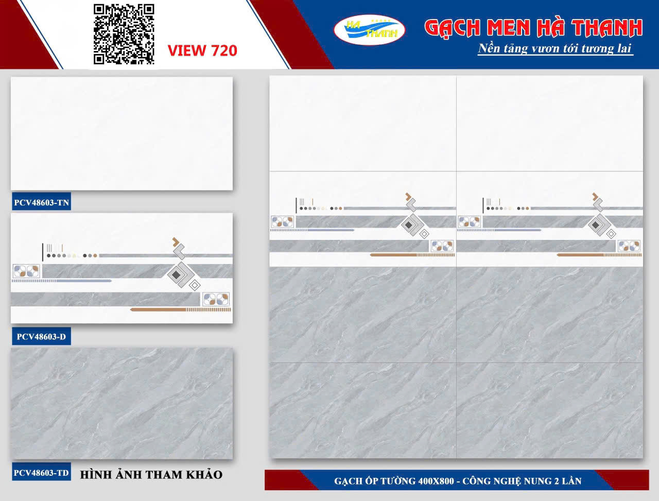 Gạch Ốp Tường 40x80 cm hà thanh 603-4377