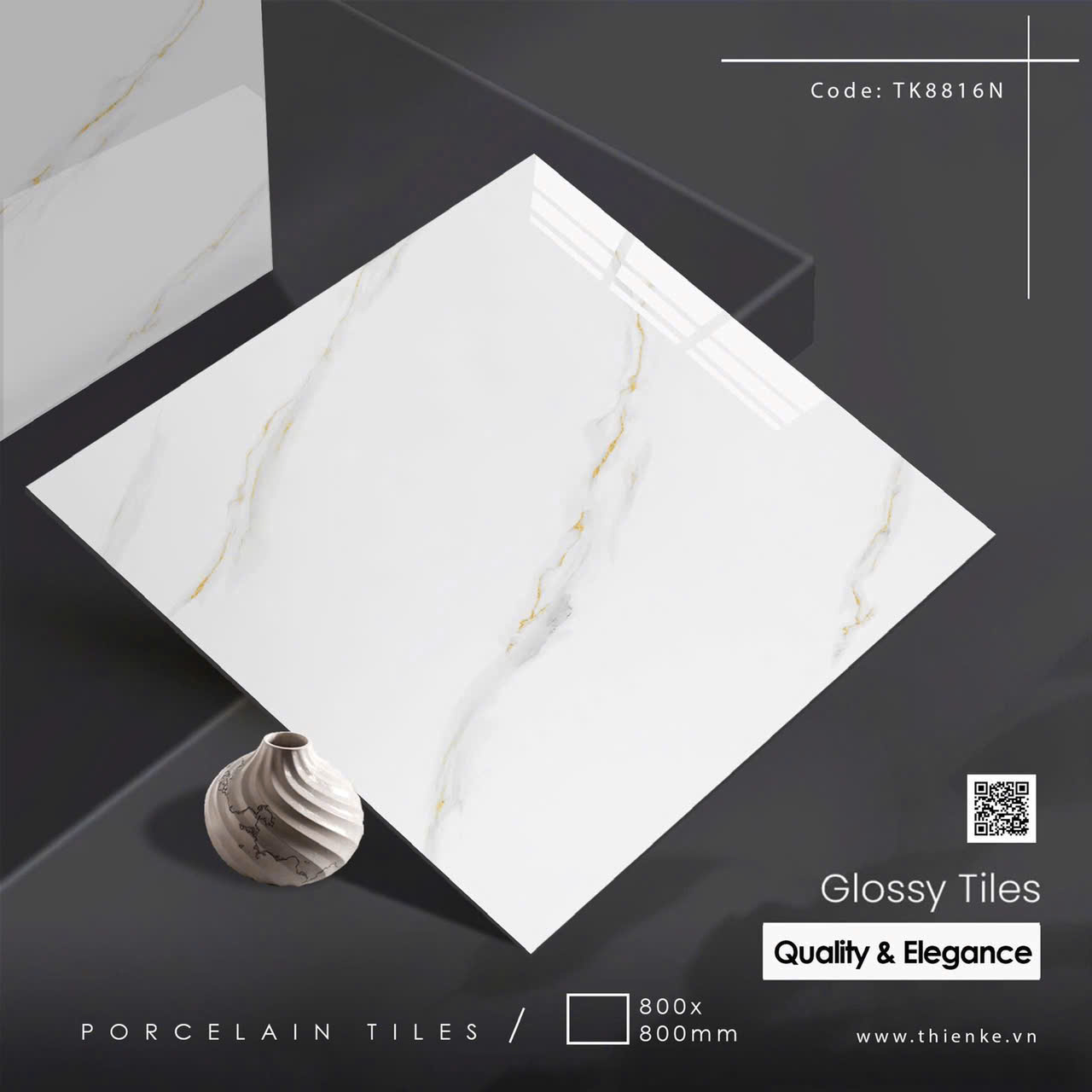 Gạch Lát Nền 80x80cm thiên kê 8816-4432