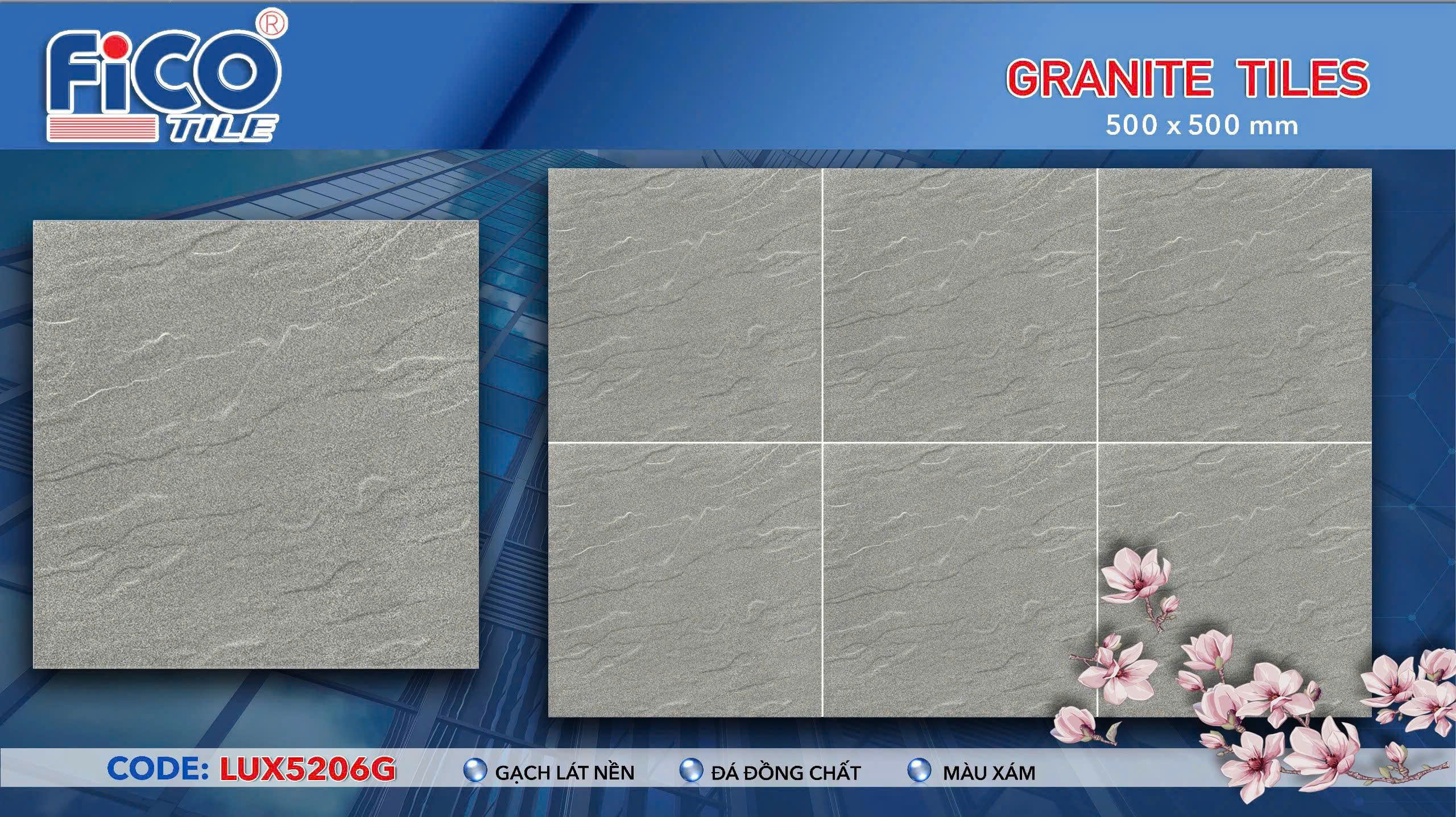 Gạch Sân Vườn 50x50cm fico 5206-4574