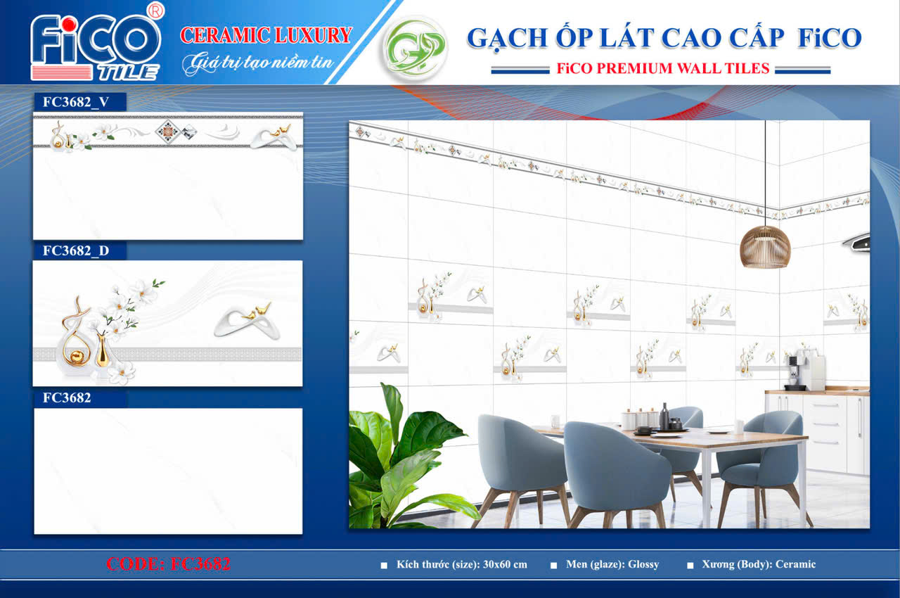 Gạch ốp tường 30x60 fico ( điểm )-2371