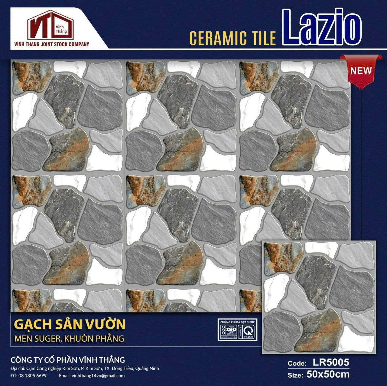 Gạch Lát Sân Vườn 50x50cm -5745