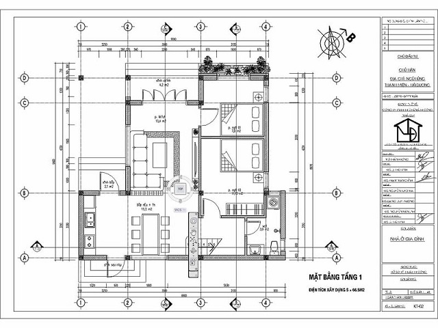 bản vẽ xây dựng nhà ở tại chợ gạch