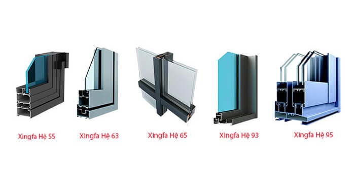cấu tạo của nhôm xingfa